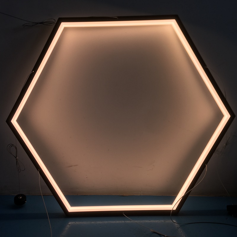 装饰框灯照明六边形LED线性吸顶灯 LL0187M-180W
