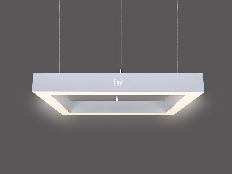 现代方形吊灯建筑框架照明LL0116S-320W